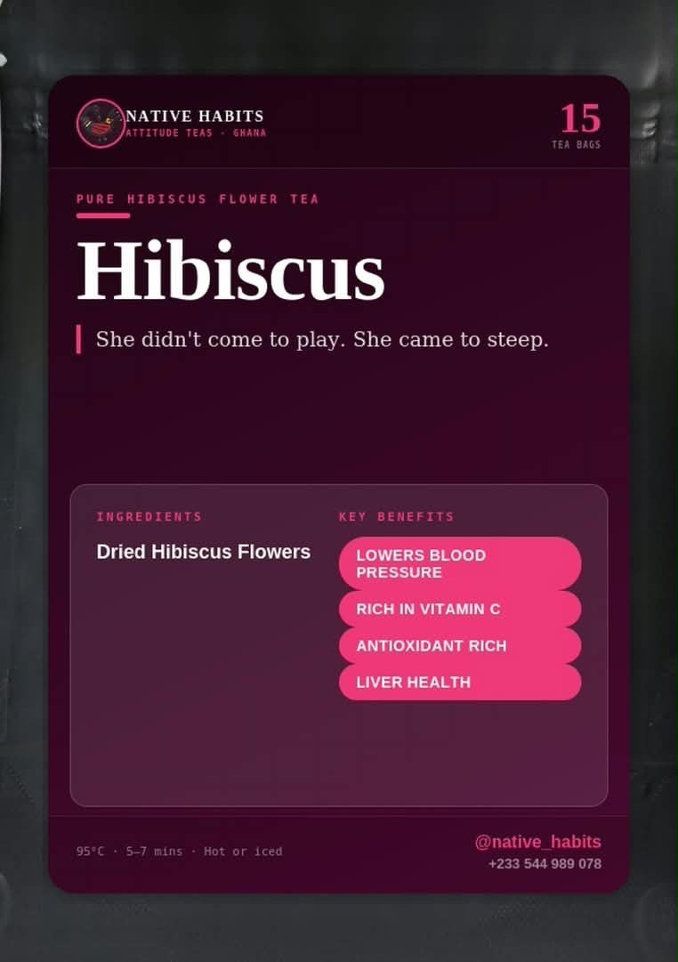 Native Habits Hibiscus Pure Flower Tea