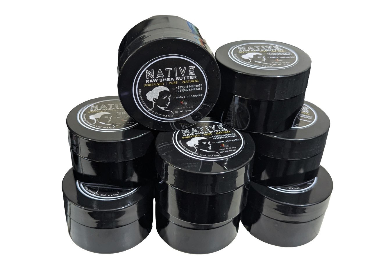 Native Raw Shea Butter (100ml Pocket Travel Pot)