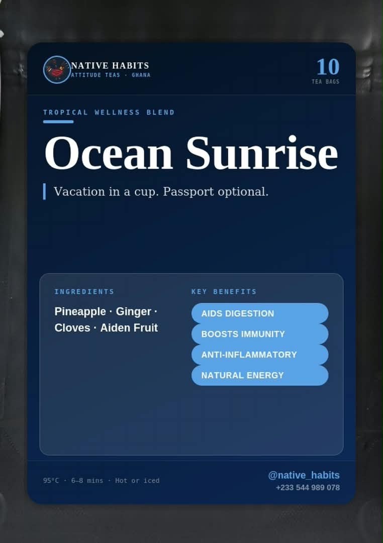 Native Habits Ocean Sunrise Tropical Wellness Blend